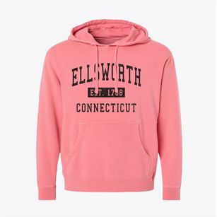 Ellsworth Connecticut Classic Established Pigment-Dyed Hoodie