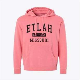 Etlah Missouri Classic Established Pigment-Dyed Hoodie