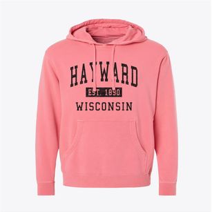 Hayward Wisconsin Classic Established Pigment-Dyed Hoodie