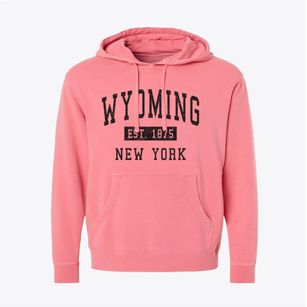 Wyoming New York Classic Established Pigment-Dyed Hoodie