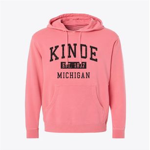 Kinde Michigan Classic Established Pigment-Dyed Hoodie