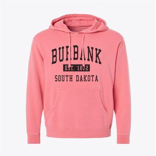 Burbank South Dakota Classic Established Pigment-Dyed Hoodie