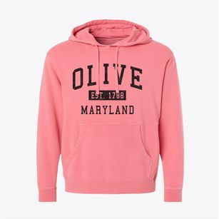 Olive Maryland Classic Established Pigment-Dyed Hoodie