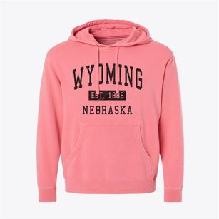 Wyoming Nebraska Classic Established Pigment-Dyed Hoodie