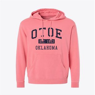 Otoe Oklahoma Classic Established Pigment-Dyed Hoodie