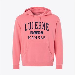 Lucerne Kansas Classic Established Pigment-Dyed Hoodie
