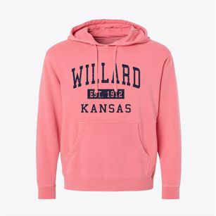 Willard Kansas Classic Established Pigment-Dyed Hoodie
