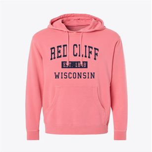 Red Cliff Wisconsin Classic Established Pigment-Dyed Hoodie
