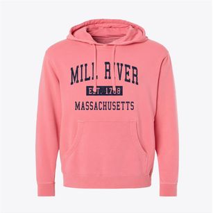 Mill River Massachusetts Classic Established Pigment-Dyed Hoodie