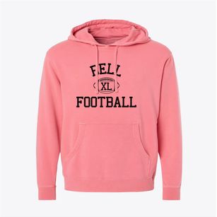 Bell Junior High School Classic Football Pigment-Dyed Hoodie