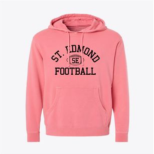 Saint Edmond School Classic Football Pigment-Dyed Hoodie