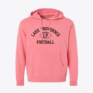 Lake Providence Senior High School Classic Football Pigment-Dyed Hoodie