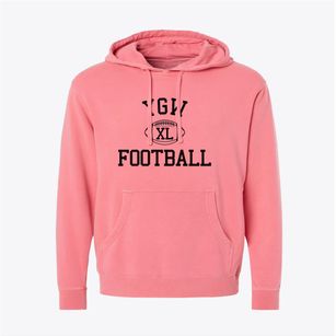 Yeshiva Of Greater Washington School Classic Football Pigment-Dyed Hoodie