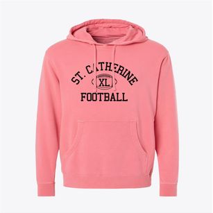 Saint Catherine Of Genoa School Classic Football Pigment-Dyed Hoodie