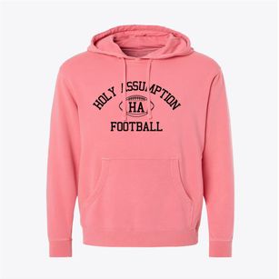 Holy Assumption School Classic Football Pigment-Dyed Hoodie