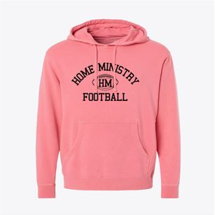 Home School Ministry Classic Football Pigment-Dyed Hoodie