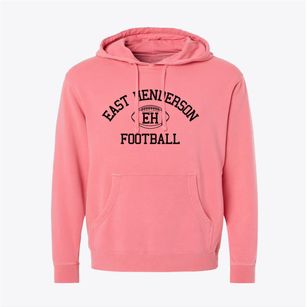 East Henderson High School Classic Football Pigment-Dyed Hoodie
