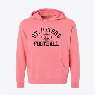 Saint Peter's Catholic School Classic Football Pigment-Dyed Hoodie