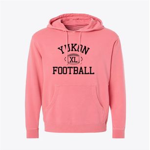 Yukon High School Classic Football Pigment-Dyed Hoodie