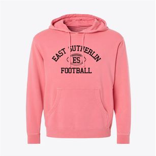 East Sutherlin Primary School Classic Football Pigment-Dyed Hoodie