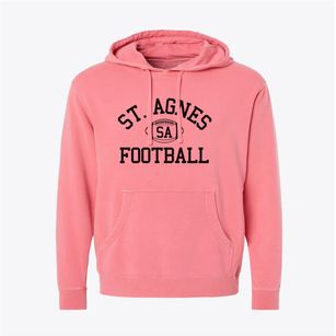 Saint Agnes School Classic Football Pigment-Dyed Hoodie