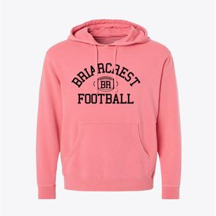Briarcrest Ridgeway Christian School Classic Football Pigment-Dyed Hoodie