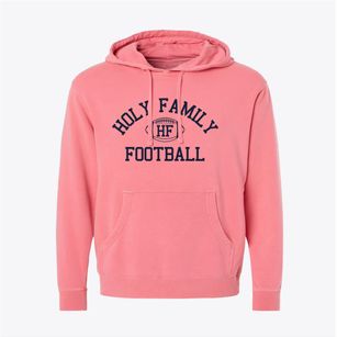 Holy Family Catholic School Classic Football Pigment-Dyed Hoodie