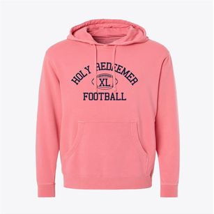 Holy Redeemer Catholic Church Classic Football Pigment-Dyed Hoodie