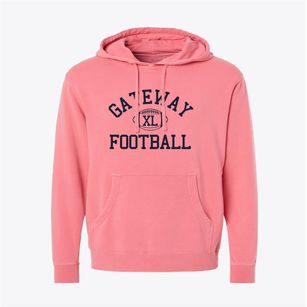 Gateway Christian School Classic Football Pigment-Dyed Hoodie