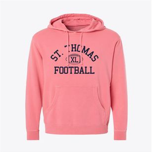 Saint Thomas The Apostle Preschool Classic Football Pigment-Dyed Hoodie