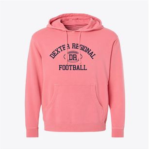 Dexter Regional High School Classic Football Pigment-Dyed Hoodie
