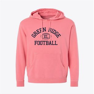 Green Ridge R8 School Classic Football Pigment-Dyed Hoodie