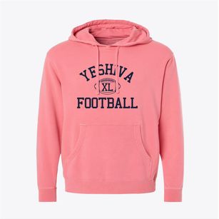 Yeshiva Of North Jersey Classic Football Pigment-Dyed Hoodie
