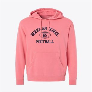 Beekman School Classic Football Pigment-Dyed Hoodie
