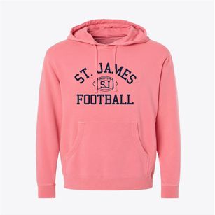 Saint James School Classic Football Pigment-Dyed Hoodie