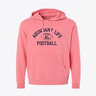 Abundant Life Christian Academy Classic Football Pigment-Dyed Hoodie