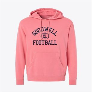 Goodwell High School Classic Football Pigment-Dyed Hoodie