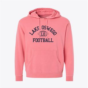 Lake Oswego High School Classic Football Pigment-Dyed Hoodie