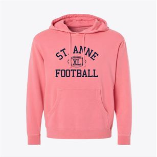 Saint Anne School Classic Football Pigment-Dyed Hoodie