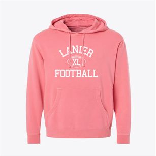 Lanier High School Classic Football Pigment-Dyed Hoodie