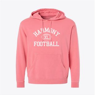 Harmony School Classic Football Pigment-Dyed Hoodie