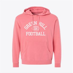Green Hill High School Classic Football Pigment-Dyed Hoodie
