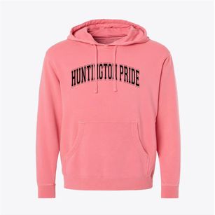 Huntington Pride School Varsity Arch Pigment-Dyed Hoodie