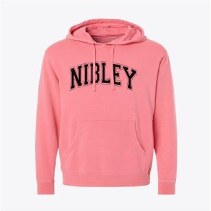 Nibley Elementary School Varsity Arch Pigment-Dyed Hoodie
