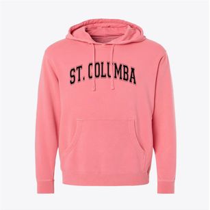 Saint Columba School Varsity Arch Pigment-Dyed Hoodie