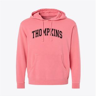 Thompkins Middle School Varsity Arch Pigment-Dyed Hoodie