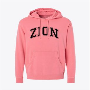 Zion Lutheran School Varsity Arch Pigment-Dyed Hoodie