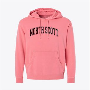 North Scott Senior High School Varsity Arch Pigment-Dyed Hoodie