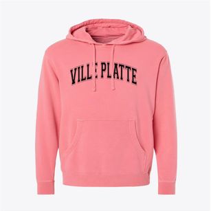 Ville Platte High School Varsity Arch Pigment-Dyed Hoodie