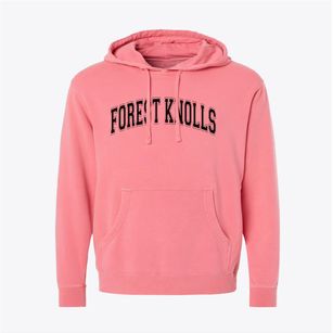 Forest Knolls Elementary School Varsity Arch Pigment-Dyed Hoodie